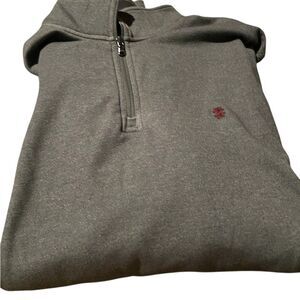 Izod 2XLT Gray Half-Zip Men's Sweater never worn see pics